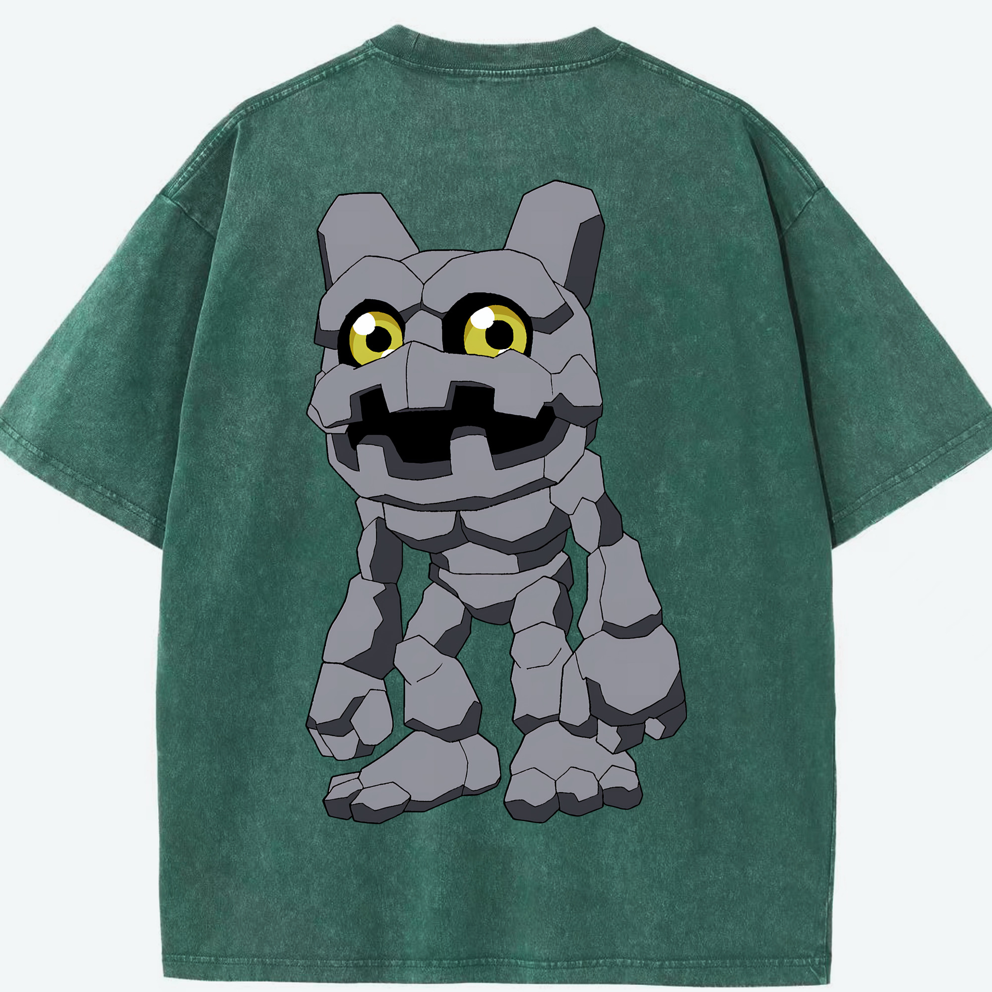 （画像用） Digimon デジタルモンスター/デジモン 綿100% ヴィンテージ風 半袖Tシャツ（背面プリント）